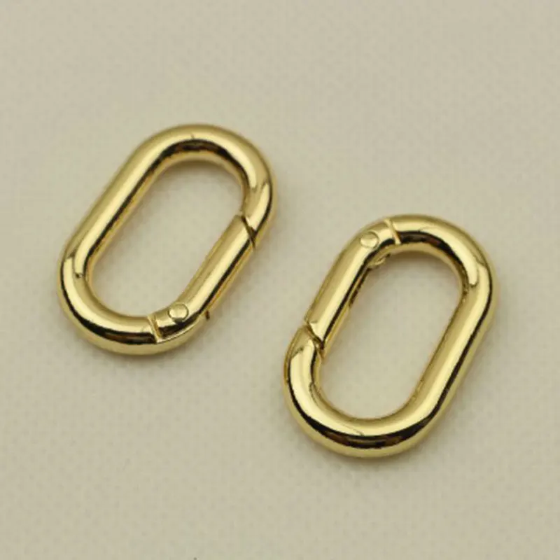 2 шт. металлические Пружинные овальные кольца-брелоки | Багаж и сумки
