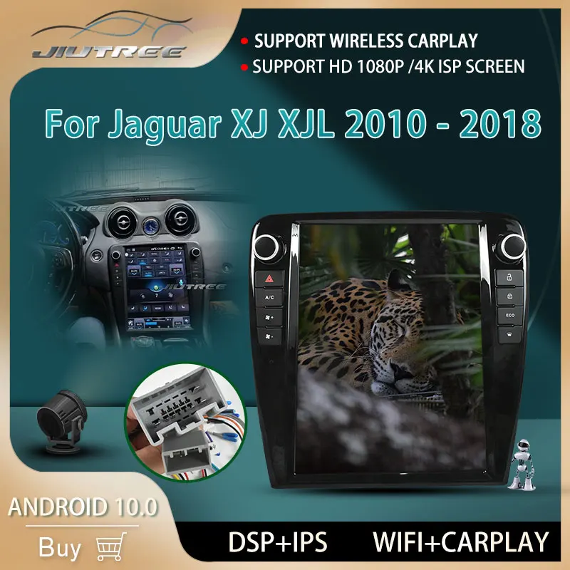 

Автомобильное мультимедийное радио Android 10,0, навигатор для Jaguar XJ XJL 2010-2018, видео, стерео, GPS-навигация, mp3-плеер