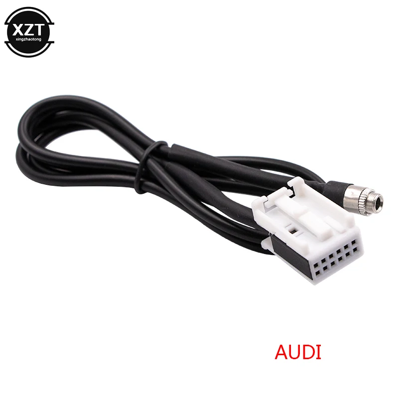 Автомобильный входной кабель 3 5 мм AUX аудио MP3 для Audi A3 TT A4 S4 A6 A8 A8L 2007 2014|Кабели