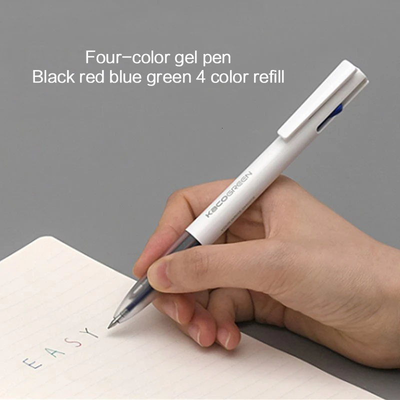 1 шт. Корейская простая гелевая ручка 4 цвета разноцветные ручки нейтральная для