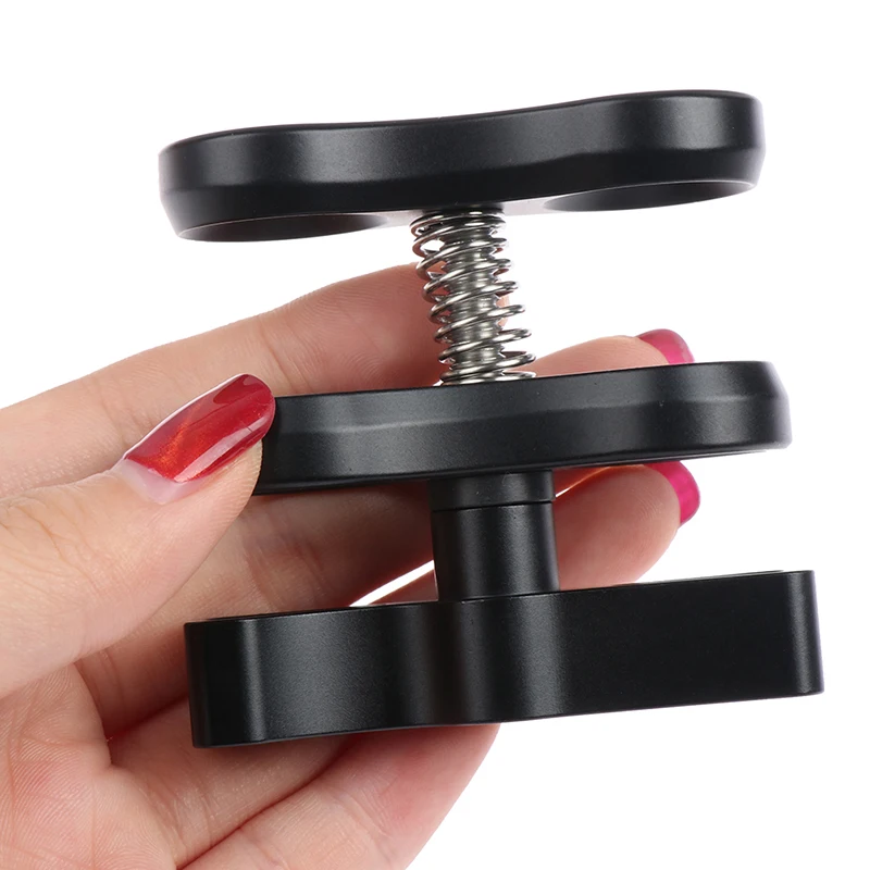 

1Pc Aluminum Alloy Ball Clamp Two Hole Butterfly Clip Diving Photography Holder 360-Degree Rotation