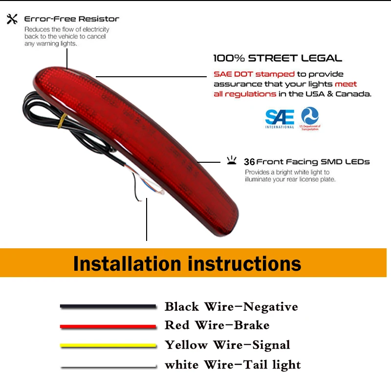 Отражатель для заднего/тормозного сигнала указателей поворота и задних