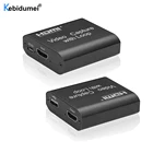 4K HDMI петли из USB аудио Плата видеозахвата 1080P 30fps, совместимому с HDMI видео захвата коробка для игры Камера Регистраторы прямые трансляции
