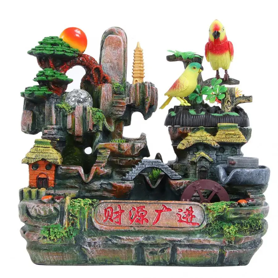 Украшения имитация каскадного водопада фонтан искусственное украшение домашний