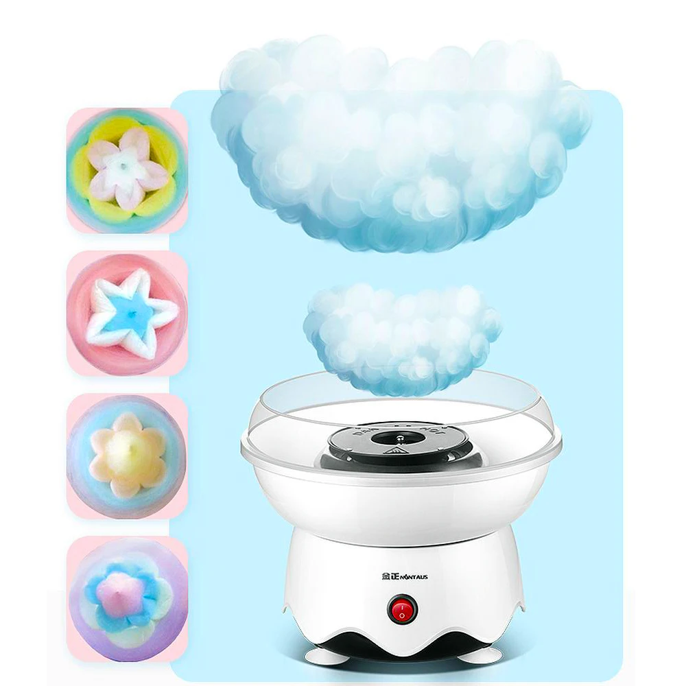

Cotton Candy Machine Household Portable Mini Electric DIY Sweet Cotton Candy Maker Kids Children Gift Marshmallow Machine