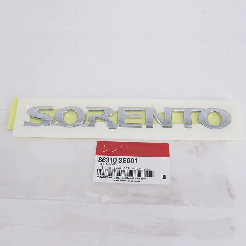 863103E001 оригинальная эмблема багажника OEM sorent для Kia 2003 2009 Sorento 86310 3E001|Эмблемы| |