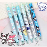 36 pcslot creative cat dog press gel pen cute 0 5mm black ink signature pens promotional gift office school supplies