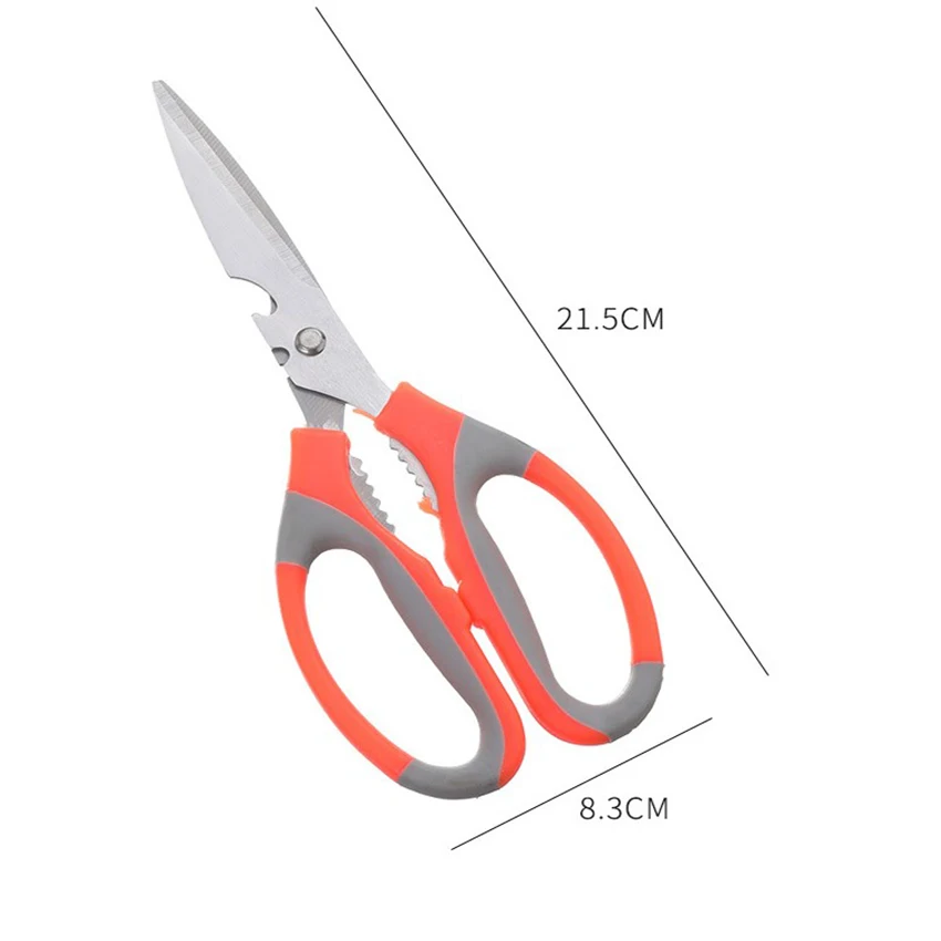 

Kitchen Scissors Multifunctional Poultry Kitchen Scissor Nutcracker Bottle opener Bone Cutter Cook Stainles Steel Tool shear cut