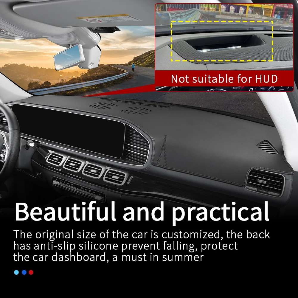 

Light protection mat For Mercedes gle w167 gle 2021 gle 350/amg 450 500e gls w167 gls x167 amg interior decoration accessories