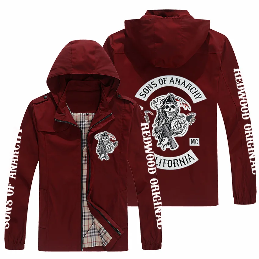 

2021 jacket men's jacket spring and autumn new Korean version of the trend of spring men's hooded jacket printing DUCAT spring C