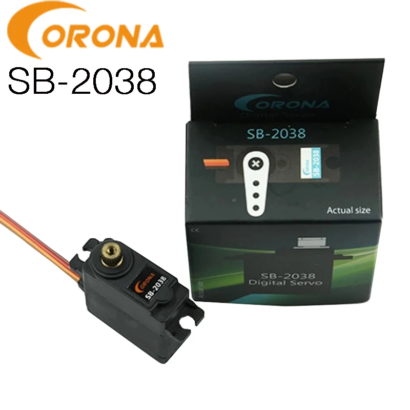 

Corona SB2038 SBUS Servo - 4.6kg (63.8 oz/in), 0.14 sec - 22g for RC Model