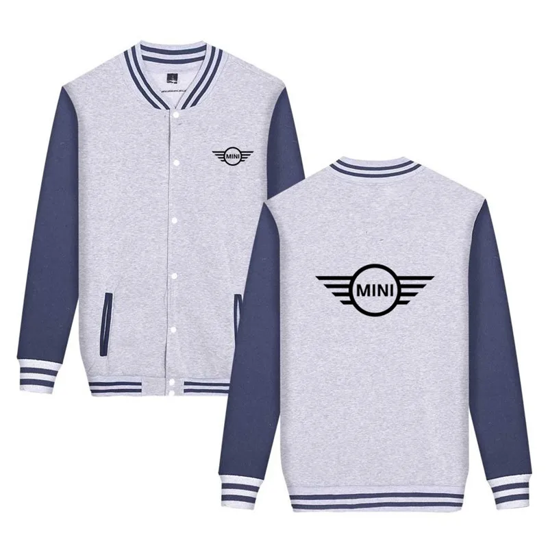 

Men's baseball uniform jacket jacket spring 2021 new MINI car LOGO loose jacket jacket youth couple uniform jacket