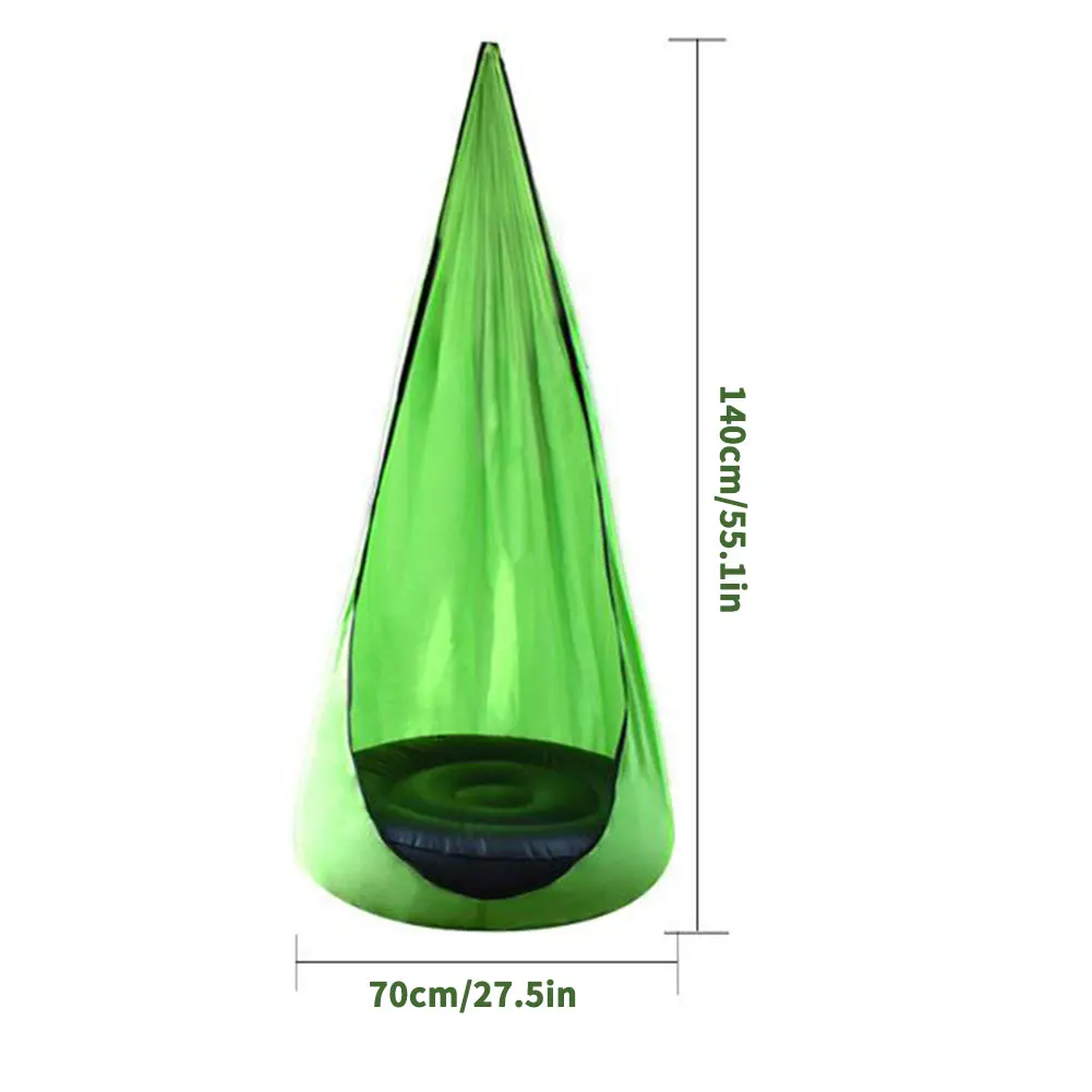 

Kid Hammock Garden Furniture Pod Swings Chair Indoor Outdoor Hanging Seat Child Swing Seat Patio Portable Comfortable 200kg