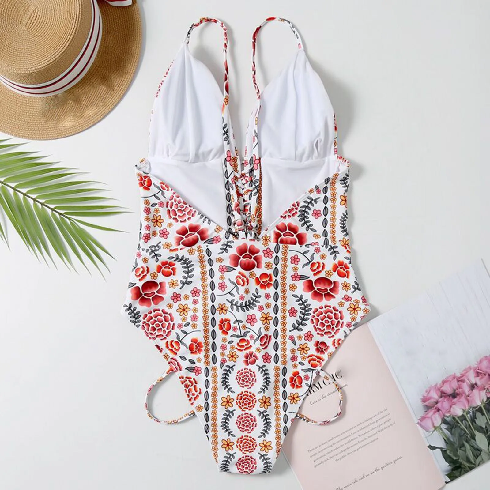 

Biquini 2021 bikiniWomen's Fashion Casual Personalized Print Sexy One-piece Bikini Swimsuit