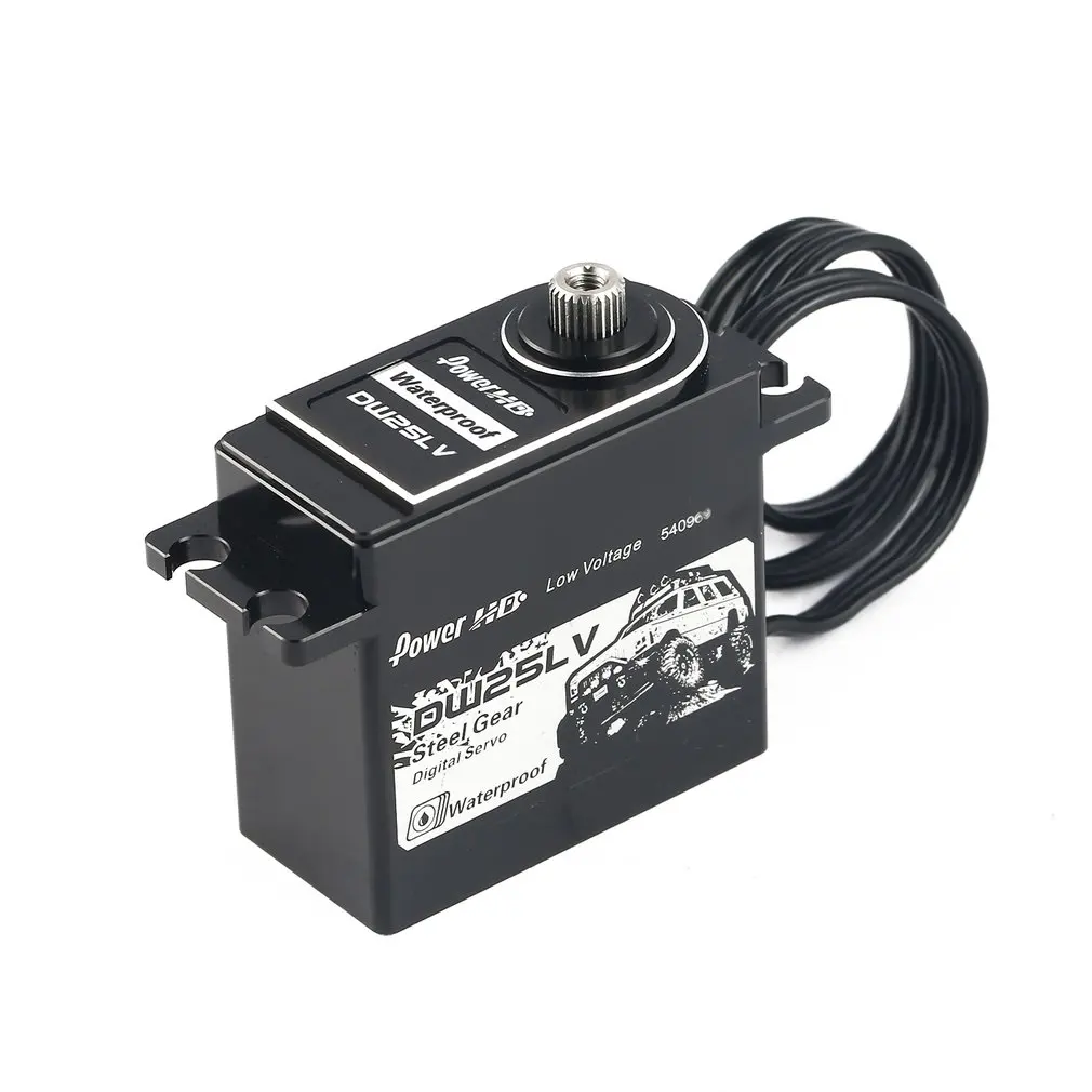 Фото Мощность HD DW-25LV Водонепроницаемая металлическая передача цифровая Coreless Servo с 25 кг Мощность HD DW-25LV Водонепроницаемая металлическая передача цифровая Coreless Servo с 25 кг