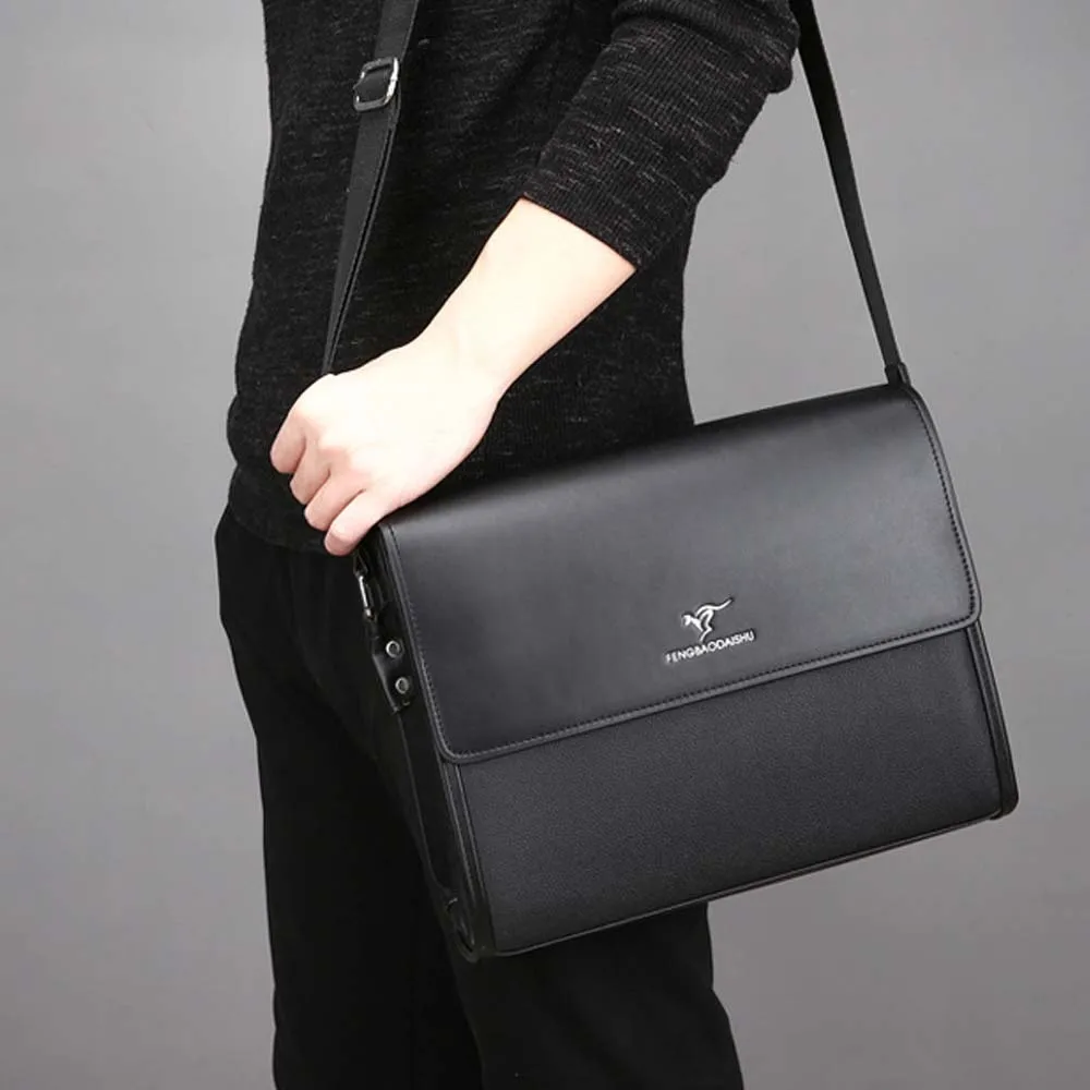 Переносная ручная работа деловая мужская сумка-мессенджер мужской портфель