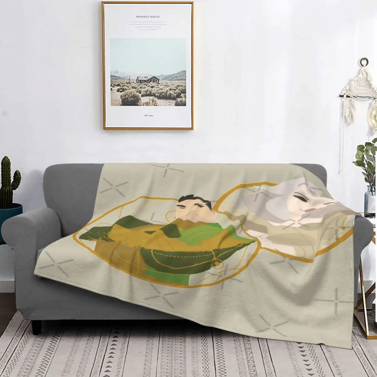 

Несимметричное Золотое прочное одеяло из мультфильмов, покрывало для кровати в клетку, покрывало для кровати, покрывало с капюшоном, одеяло