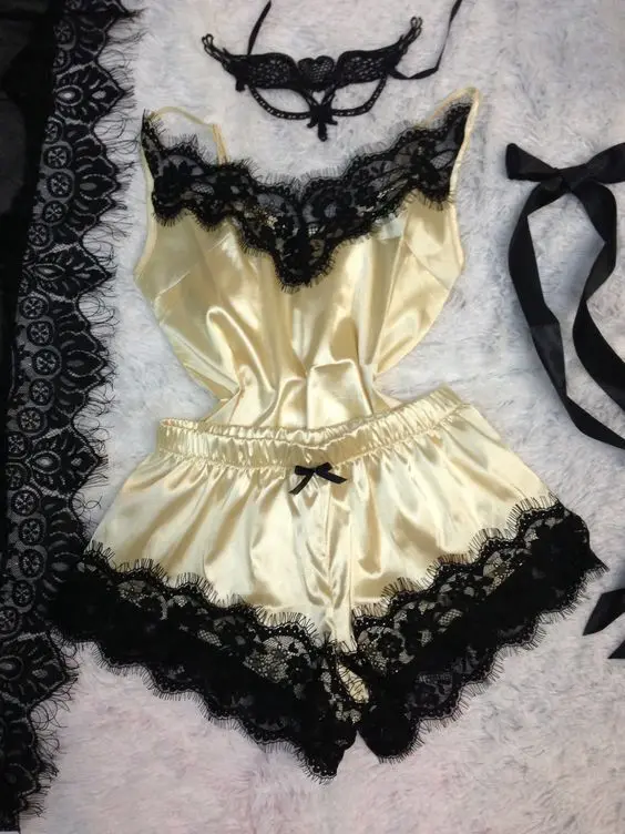 

pyjamas women Sexy Pajamas Lace Strap Women's Lingerie
