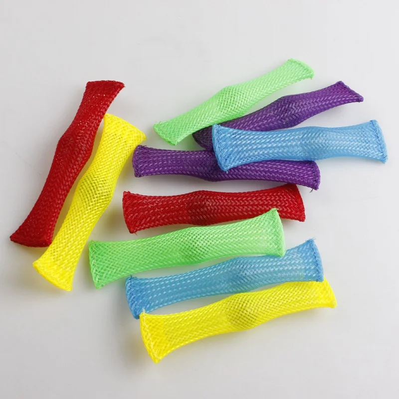 

Sensory Toys Marbles Ball Autism ADHD Anxiety Therapy Toys Hand Fidget Toys Braided Mesh Easy Bend with Marble