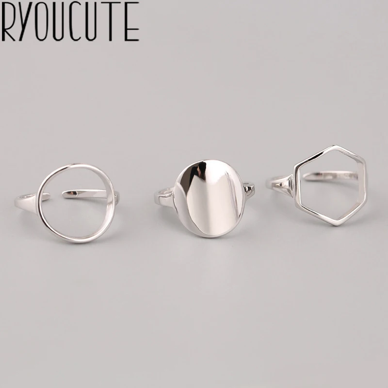 Новое Очаровательное шестигранное кольцо для женщин винтажные кольца на фаланги