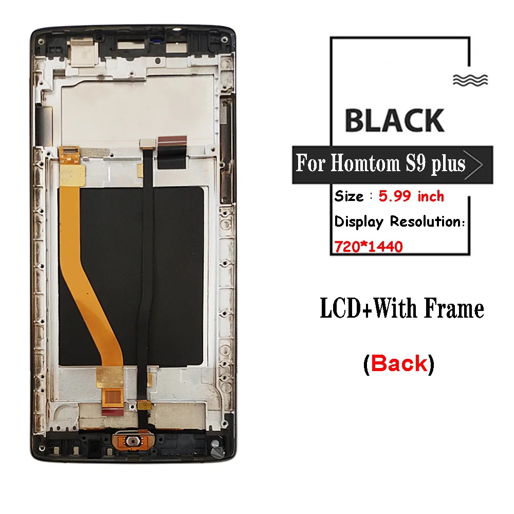 5 99 &quotдля Homtom S9 Plus LCD сборка с рамкой дисплей + Сенсорная панель экрана для замены