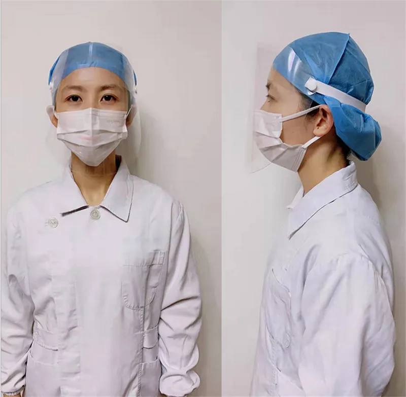 Прозрачная Регулируемая Полнолицевая защитная пластиковая противотуманная