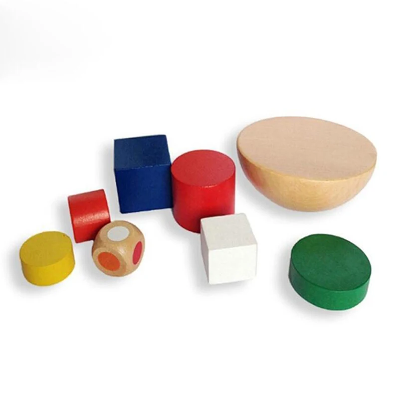 

baby block Wooden toys multicolor Geometric Blocks Kids Balancing Game Toys Montessori Learning Educational Toys For Children