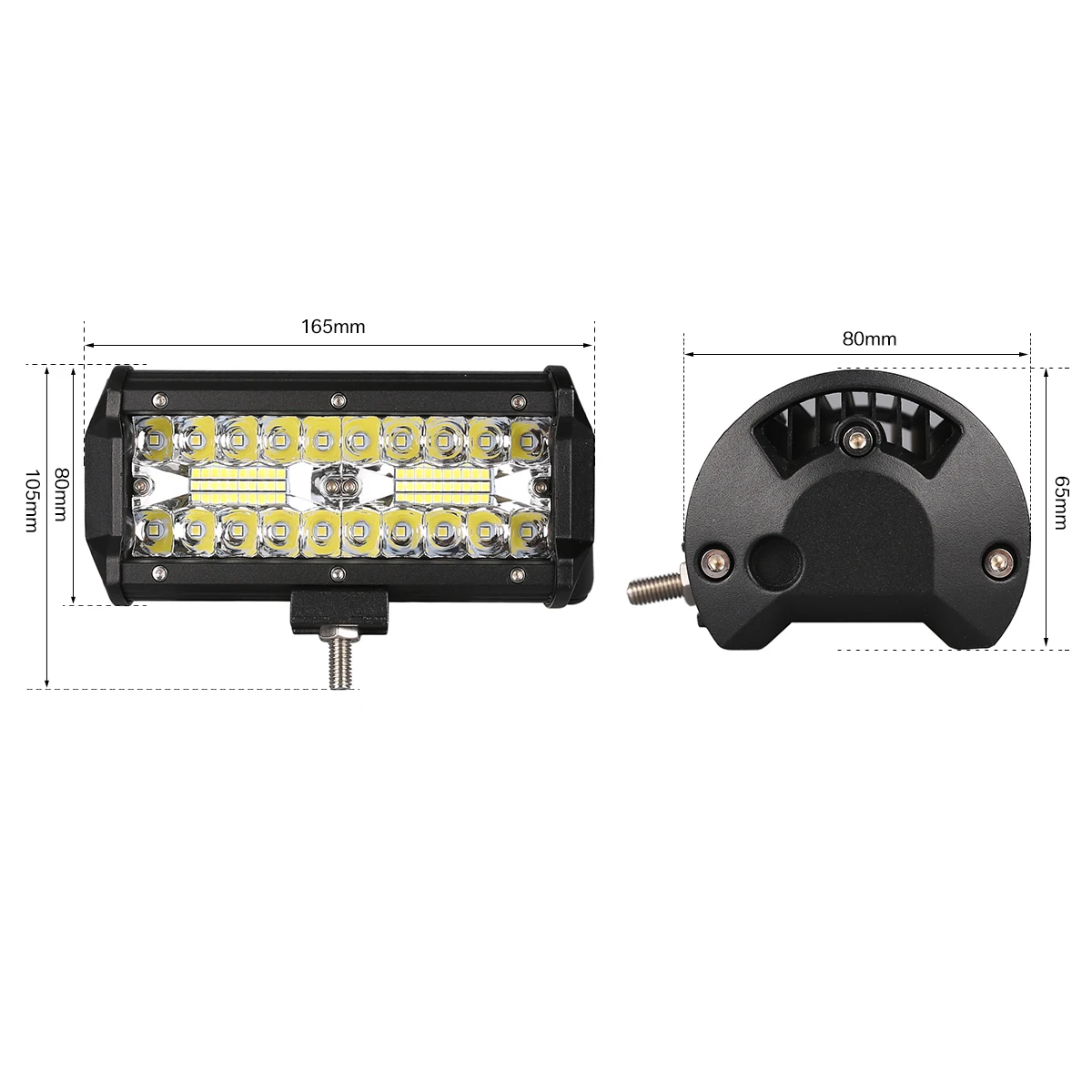 Светодиодсветильник противотуманная фара 7 дюймов 120 Вт с комбинированным