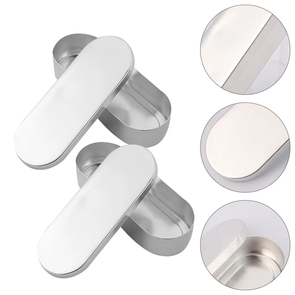 

2 Pcs 5ml Aluminium Needle Box Injection Syringe Box Acupuncture Box with Lid