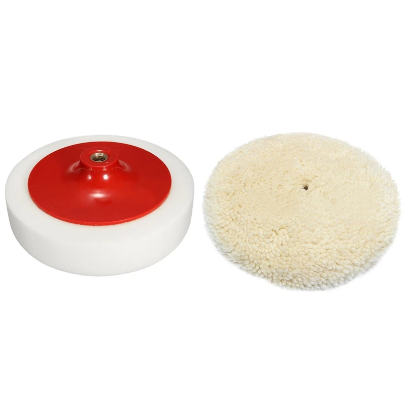 Полировальная насадка для автомобиля 1 шт. мягкая губка с резьбой M14 и Мягкая