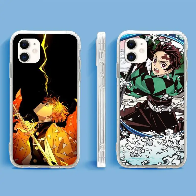 

Slayer Blade Phone Case For iphone 12 11 xsmax xr 8 7 6 pro 5s plus mini se soft Transparent Cover Fundas Coque