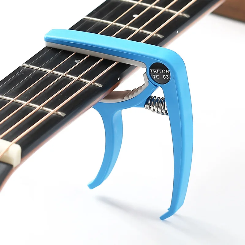 tragbare kunststoff gitarre capo für 6 string akustische klassische elektrische guitarra tuning clamp musical instrument zubehör free global