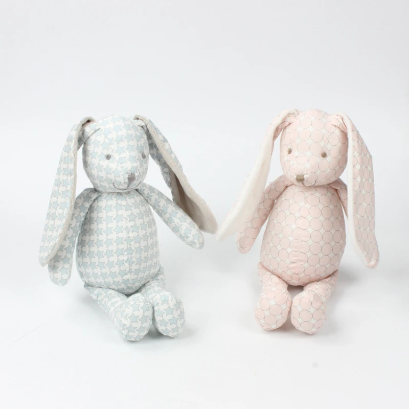 

5pc/Lot 30CM Lovely Rabbit Plush Dolls Long Ear Animal Kids Stuffed Soft Toys Pink Blue