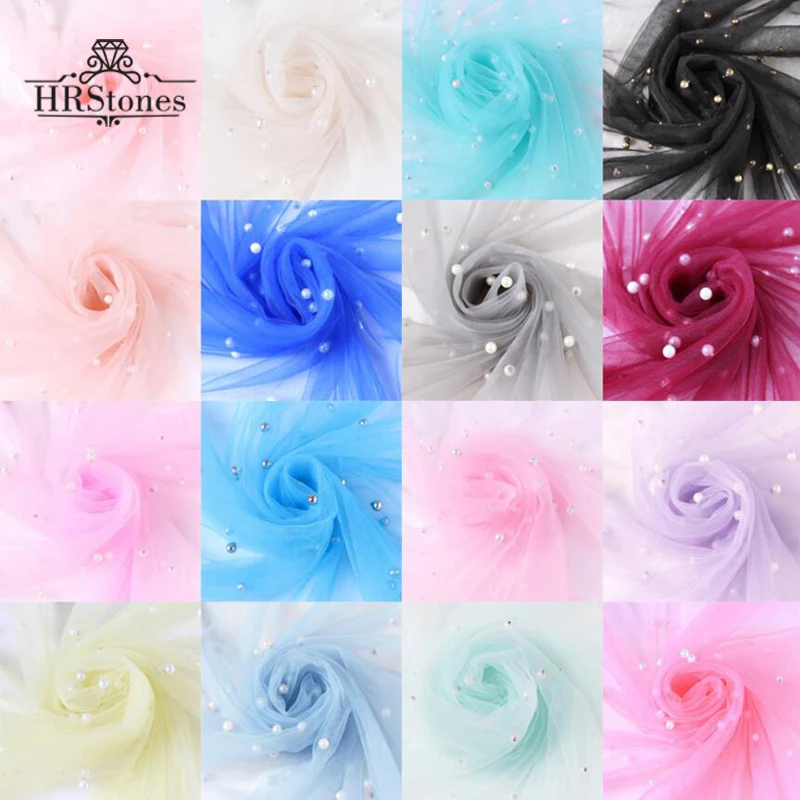 Вечерние украшения из Жемчужной пряжи мягкая Тонкая ажурная ткань для