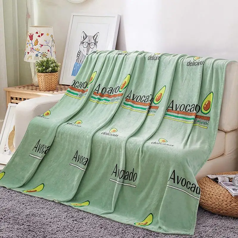 Фланелевое Клетчатое одеяло в виде фруктов 10 зимний коралловый чехол популярный