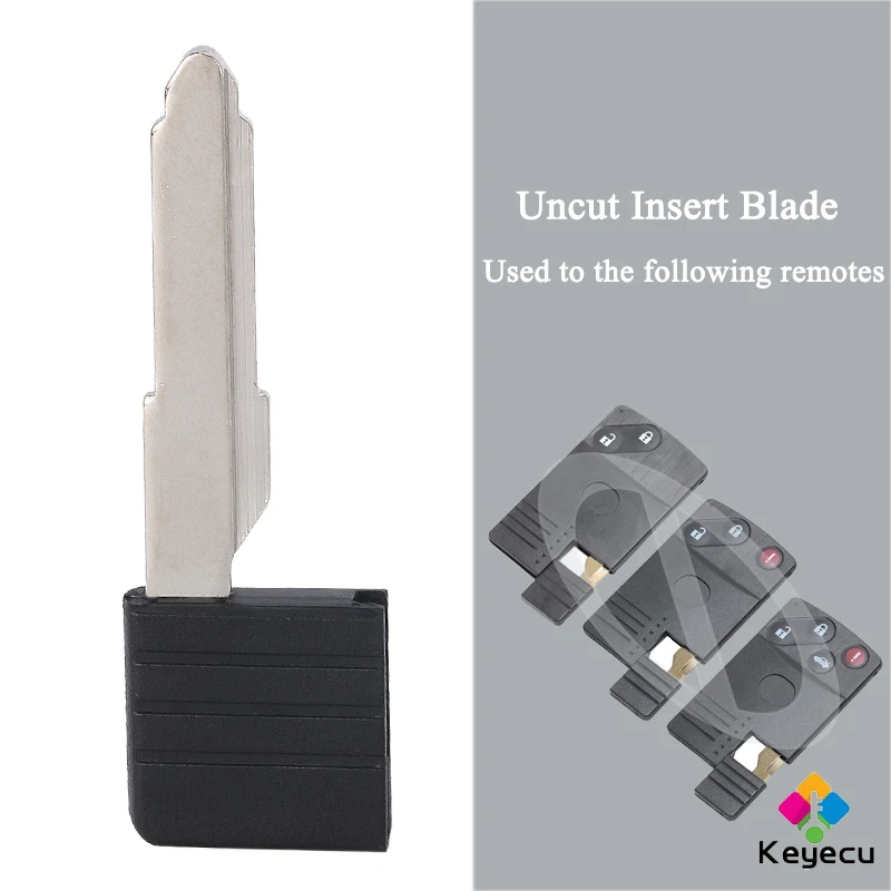 Запасная аварийная смарт-вставка KEYECU для ключа-брелок Mazda 5 6 | Автомобили и