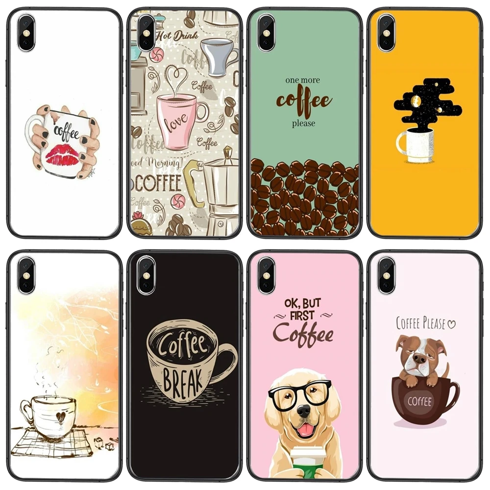 Чехол для телефона черный роскошная книга с изображением чашки кофе вина Apple iPhone 5