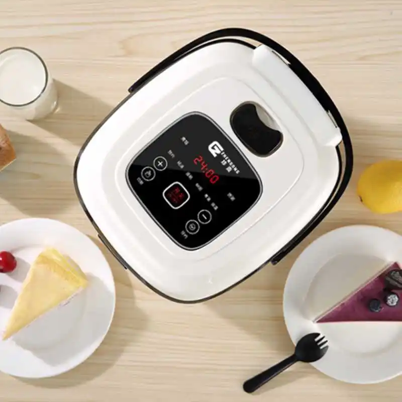 

2.5L Electric Rice Cooker Kitchen Mini Cooker Small Rice Cook Machine Intelligent Appointment Led Display 8 Functions Timing