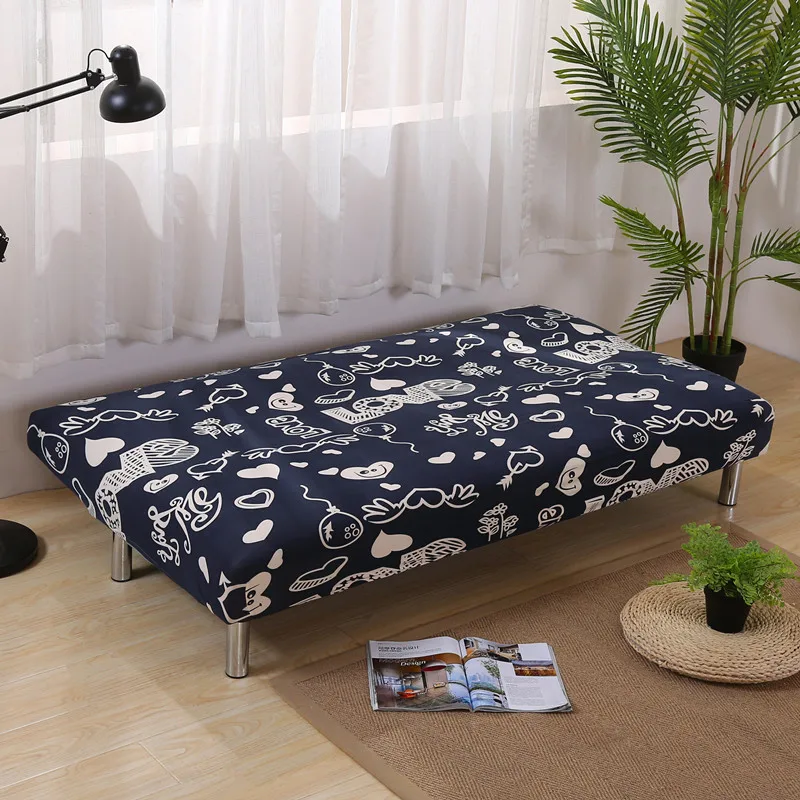 Чехол для дивана с принтом сердечек прекрасный секционный чехол из черного