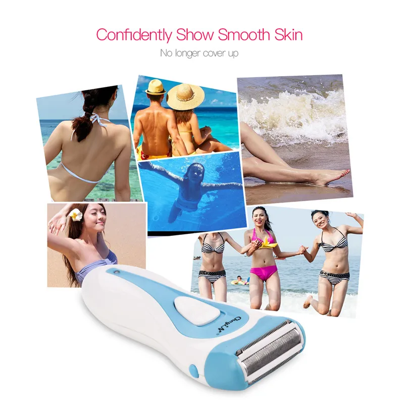 Женский Электрический бритвенный бритва эпилятор для рук ног подмышек тела