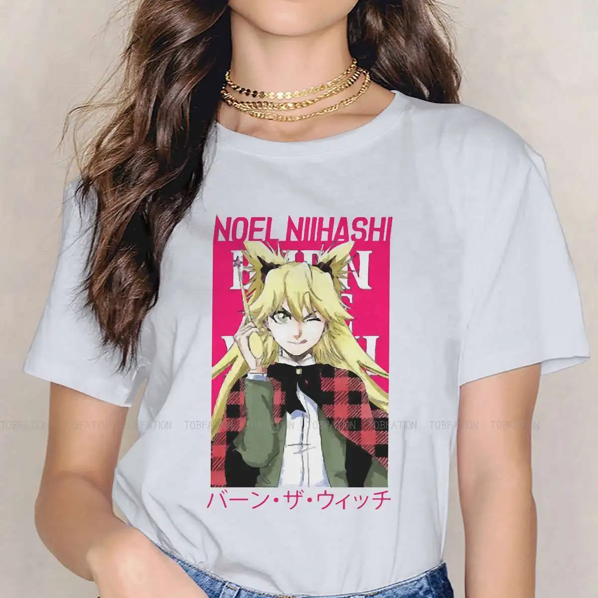 

Женская футболка Nihashi, топы для девушек с круглым вырезом и надписью «Burn the Witch Ninny Noel Macy», 5XL, женская футболка, Забавный модный подарок