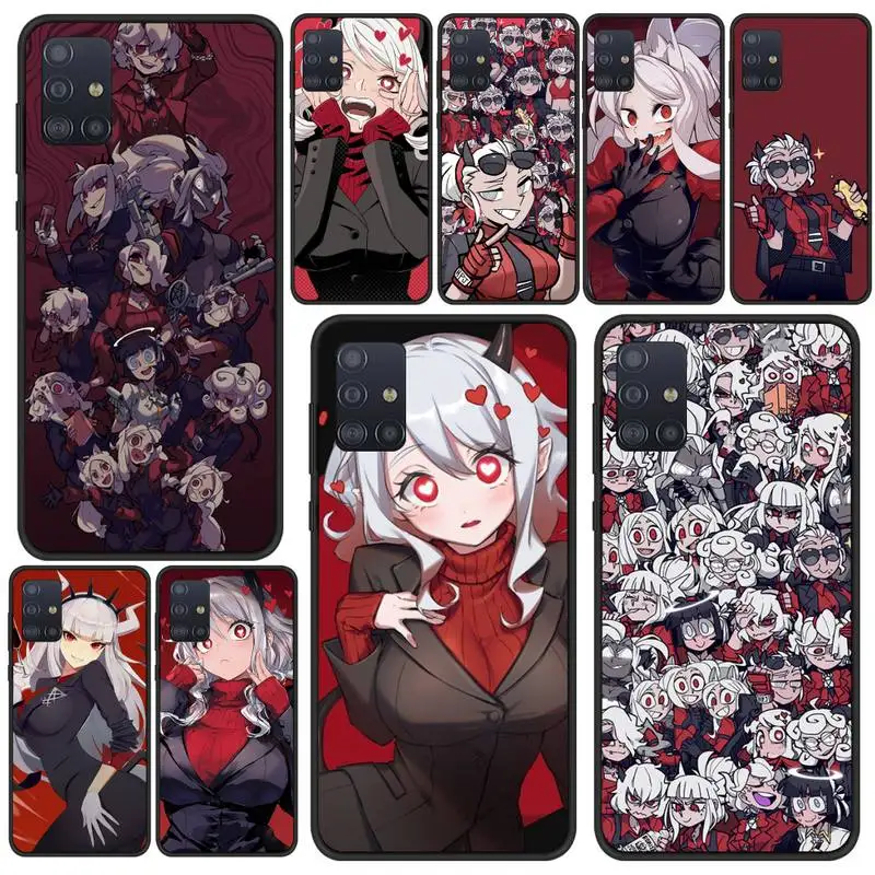 

Cartoon Girl helltaker Phone Case For Samsung S21 S6 S7 Edge S8 S9 S10 S20 Ultra 5G Plus Cover Fundas Coque