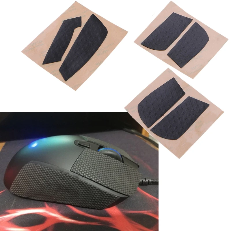 

DIY Mouse Skin Mouse Skates Side Stickers Sweat Resistant Pads Anti-slip Grip Tape for logitech G403 G603 G703 Mouse