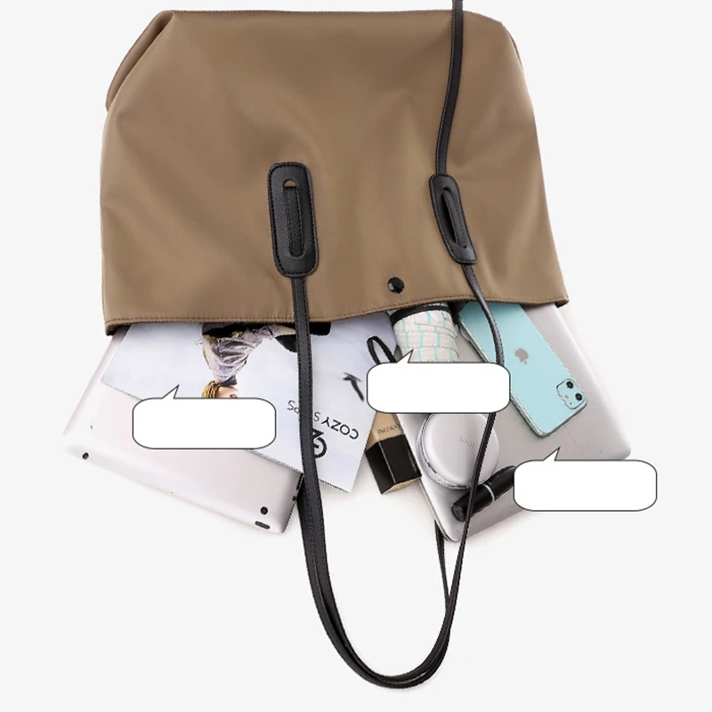 

PU Leather Women's Fashion Waterproof Shoulder Bag Large Capacity