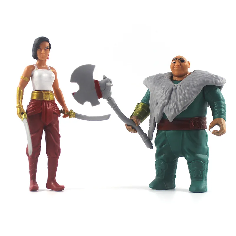 8 шт./компл. экшн-фигурки Диснея Рэй и последнего дракона модели игрушек