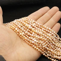 3 5 5mm natural freshwater pearl exquisite baroque loose beads ladies jewelry making diy necklace bracelet fashion accessories