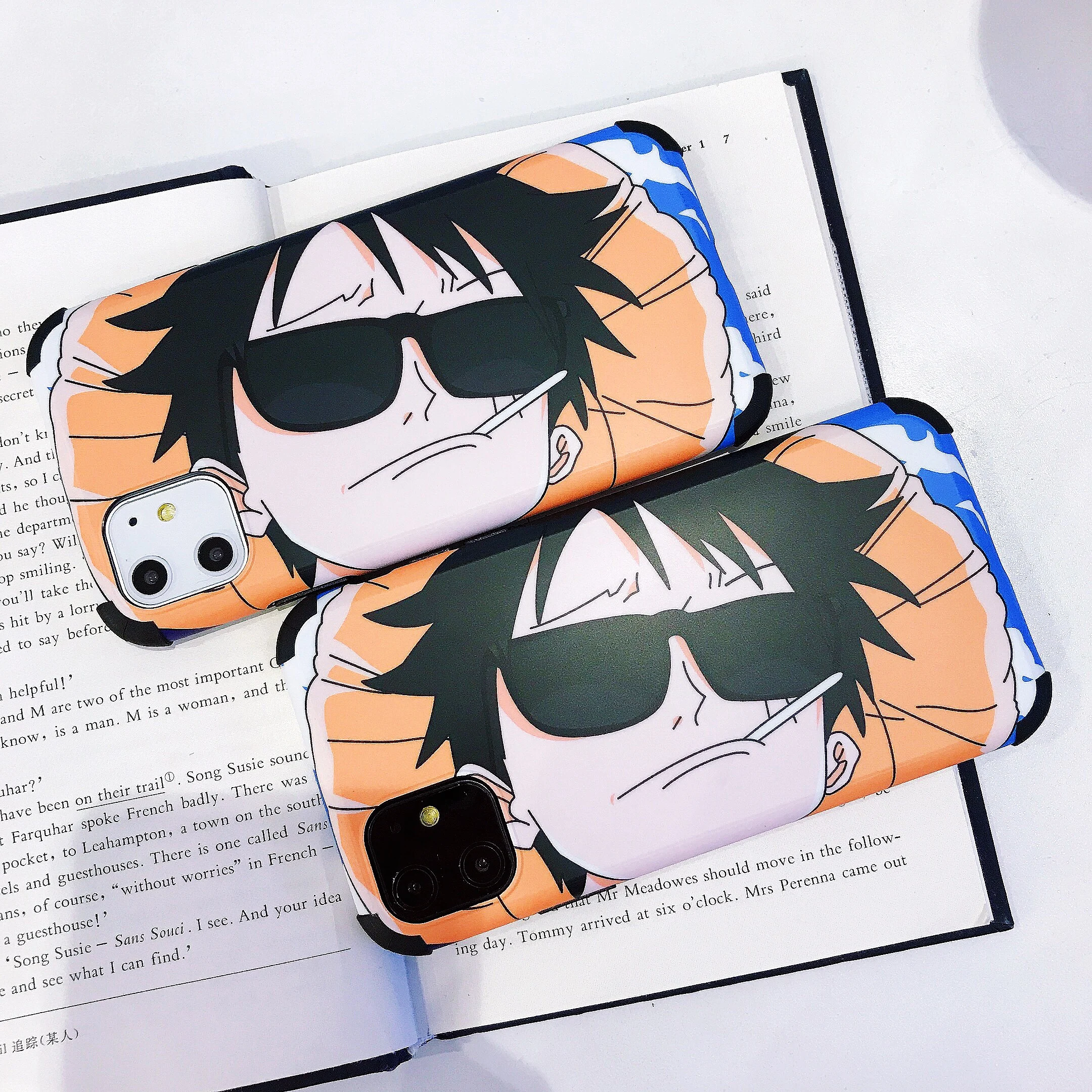 Цельный чехол для телефона с изображением Луффи милый iPhone 7 8 Plus X XS XR XSMax 11 Pro Max