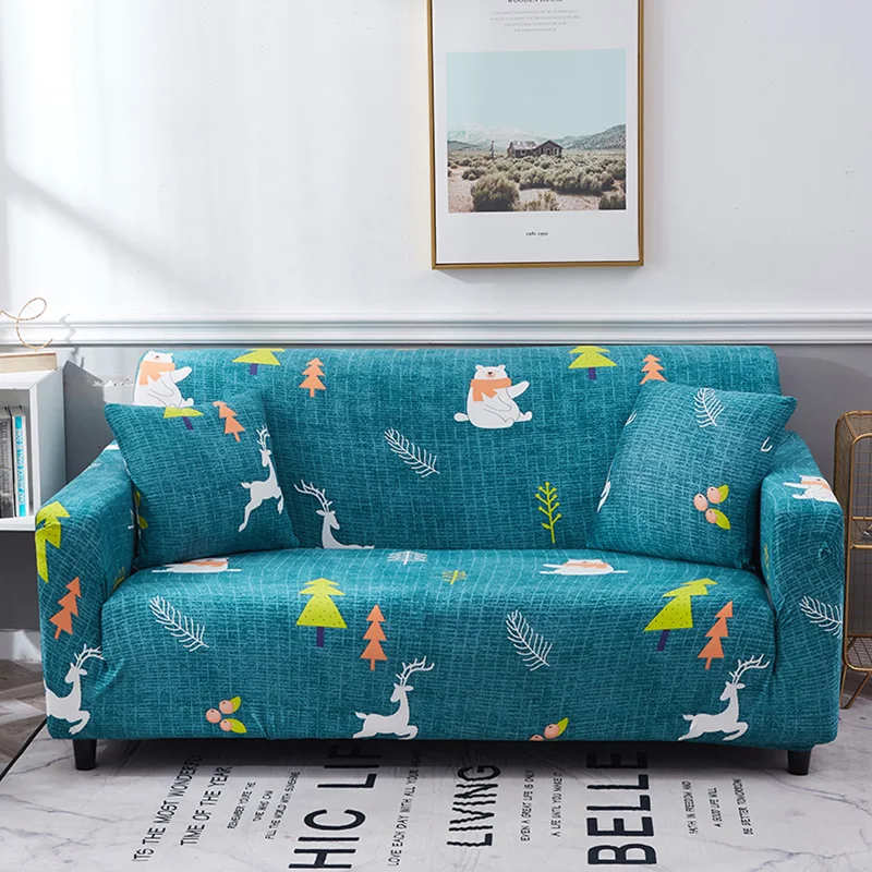 Домашний эластичный чехол для дивана гостиной современный одного/двух/трех