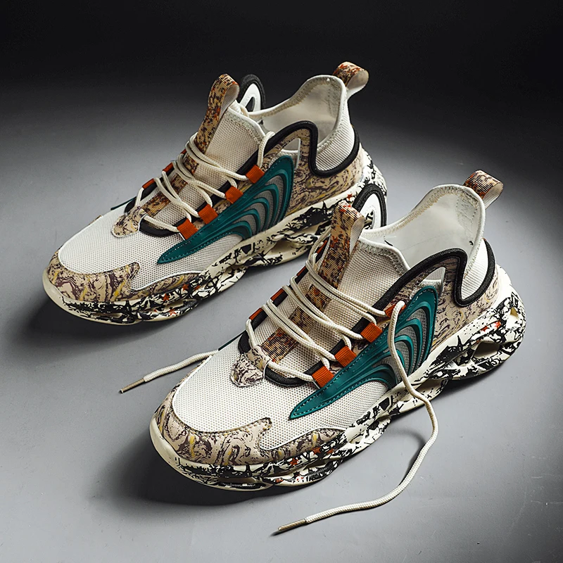 

2021 Mens Basketball Shoes High Quality Fashion Sneakers Comfortable Breathable Non-slip Men Sport Shoes Casual Jogging Shoes