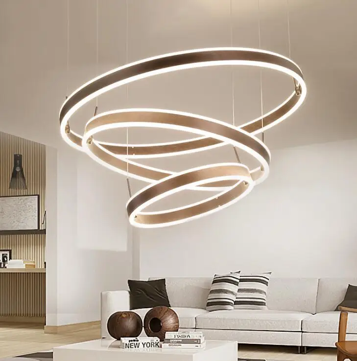 Nordic освещение материалы современный минималист гостиная многослойная